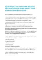 NSG 3450 Exam 2 Prep &vert; Latest Update 2026&sol;2027 &vert; 200 Practice Questions & Detailed Answers &vert; Verified Answers with Rationales &vert; A&plus; Graded