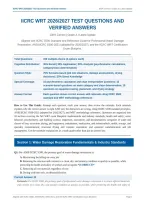 IICRC WRT 2026&sol;2027 &vert; Test Questions and Verified Answers &vert; 100&percnt; Correct &vert; Grade A &vert; Pass Guaranteed - A&plus; Graded&NewLine;&NewLine;