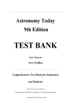 TEST BANK &mdash; Astronomy Today&comma; 9th Edition &mdash; Eric Chaisson & Steve McMillan &mdash;&NewLine;ISBN 9780134450278