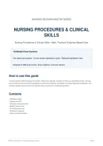 NURSING PROCEDURES & CLINICAL&NewLine;SKILLS&NewLine;Nursing Procedures & Clinical Skills &bull; Safe&comma; Practical&comma; Evidence-Based Care&NewLine;100 Multiple-Choice Questions&NewLine;Four options per question &bull; Correct answer highlighted in green &bull; Rationale highlighted in blue&NewLine;Designed fo