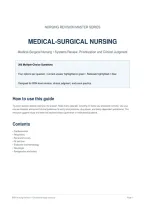 MEDICAL-SURGICAL NURSING&NewLine;Medical-Surgical Nursing &bull; Systems Review&comma; Prioritization and Clinical Judgment&NewLine;200 Multiple-Choice Questions&NewLine;Four options per question &bull; Correct answer highlighted in green &bull; Rationale highlighted in blue&NewLine;Designed for BSN-lev