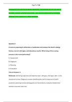 Pharmacology And The Nursing Process&comma; 11Th Edition &lpar;Lilley&comma; Collins&comma; & &NewLine;Snyder&rpar;&comma; Newest Updated Exam 2026 &ndash; 2027 Solved Questions & Answers &NewLine;Verified 100&percnt; Graded A&plus; &lpar;Latest Version&rpar;