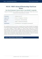 NR 565 Advanced Pharmacology Final Exam 2026&sol;2027 &vert; 100&plus; Questions and Answers &vert; Rated A &vert; Chamberlain &vert; Pass Guaranteed - A&plus; Graded&NewLine;&NewLine;