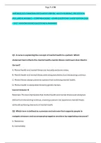 Varcarolis&rsquo;s Canadian Psychiatric Mental Health Nursing&comma; 3Rd Edition &NewLine;&lpar;Pollard & Jakubec&rpar;-- Comprehensive &mdash;Exam Questions  Latest Edition 2026 &ndash; 2027  Version Solved Questions & Answers