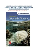 Solution Manual For Fundamentals Of Corporate Finance 14Th Edition By Ross&comma; Westerfield And Jordan&period; All Chapters Complete&period;
