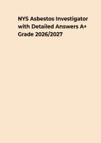 NYS Asbestos Investigator &ndash; Certification Exam Prep&comma; Study Guide & Practice Questions&NewLine;&NewLine;