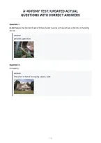 A-49 Fdny Test&sol; Updated Actual&NewLine;Questions With Correct Answers