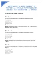 Kappa Alpha Psi - Exam 2026&sol;2027 &vert; 50 Verified Q&A &vert; Detailed Rationales &vert; Ngn-Aligned &vert; Pass Guaranteed &ndash; A&plus; Graded