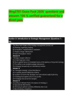Mng3701 Exam Pack 2026  questions and &NewLine;answers 100 &percnt; verified guaranteed for a &NewLine;direct pass 