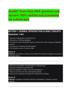 Ios2601 Exam Pack 2026 questions and &NewLine;answers 100&percnt; verified and guaranteed &NewLine;for a direct pass &NewLine;