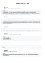 1&period; Nursing 204 Quiz Preparation And Practice Exams Set