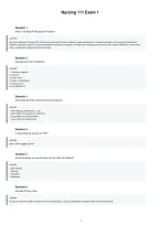 Nursing 111 Exam Questions And Solutions Complete Review