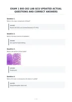 Exam 1 Bio-202 Lab Gcu Updated Actual&NewLine;Questions And Correct Answers