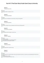 Nur 641E Exam Questions And Solutions Complete Study Guide