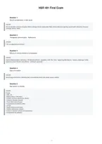 Nur 401 Final Exam Questions And Solutions Complete Review