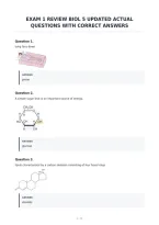 Exam 1 Review Biol 5 Updated Actual&NewLine;Questions With Correct Answers&NewLine;