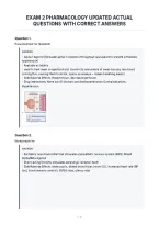 Exam 2 Pharmacology Updated Actual&NewLine;Questions With Correct Answers&NewLine;