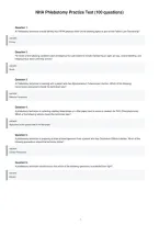 Nha Phlebotomy Practice Test Comprehensive Study Guide 2026