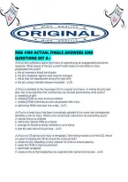 Nsg 4100 Actual Finals Answers And Questions Set A&period;pdf