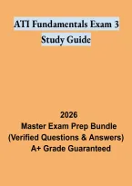 ATI Fundamentals Exam 3 Study Guide &ndash; Nursing Practice Questions and Exam Review