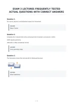 Exam 3 Lectures Frequently Tested&NewLine;Actual Questions With Correct Answers&NewLine;