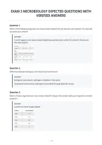 Exam 3 Microbiology Expected Questions With&NewLine;Verified Answers