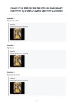 Exam 3 The Middle Mediastinum And Heart&NewLine;Expected Questions With Verified Answers