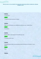 Fedvte Cisco Ccna Security Exam Review Solved Questions Complete Answers