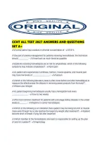 Ccht All Test 2027 Answers And Questions Set