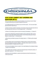 Ccht Study Correct 2027 Answers And Questions Set 