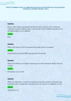 Fedvte Introduction To Cyber Intelligence Exam Review Solved Questions Complete