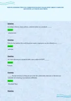 Fedvte Introduction To Cyber Intelligence Exam Study Sheet Complete Questions