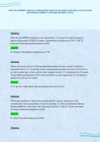 Fedvte Introduction To Cyber Intelligence Security Updated Actual Exam Questions