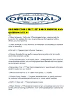 Fire Inspector 1 Test 2027 Paper Answers And Questions Set A&period;pdf
