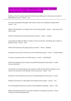 CM 1070 Exam-Midterm Study Guide Questions Well Answered&period;