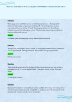 Fema Is 1 2 Updated Actual Exam Questions Correct Answers Graded A Plus&period;pdf