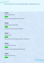Fema Is 2 Updated Actual Exam Questions Correct Answers Graded A Plus&period;pdffema Is 2 Updated Actual Exam Questions Correct Answers Graded A Plus&period;pdf