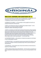 Wgu D265 Answers And Questions Set A&period;pdf