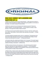 Wgu D265 Correct Sets Answers And Questions Set A&period;pdf