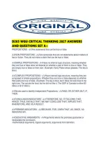 D265 Wgu Critical Thinking 2027 Answers And Questions Set A&period;pdf