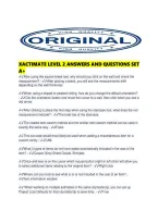 Xactimate Level 2 Answers And Questions Set A&period;pdf
