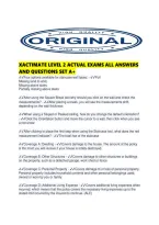 Xactimate Level 2 Actual Exams All Answers And Questions Set A&period;pdf