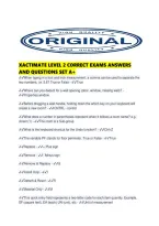 Xactimate Level 2 Correct Exams Answers And Questions Set A&period;pdf
