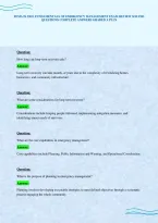 Fema Is 230 E Fundamentals Of Emergency Management Exam Review Solved Questions