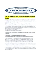 Tfm 08 Correct 2027 Answers And Questions Set A&period;pdf
