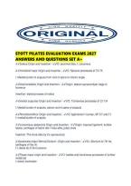 Stott Pilates Evaluation Exams 2027 Answers And Questions Set A&period;pdf