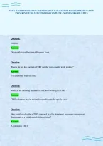 Fema Is 363 Introduction To Emergency Management For Higher Education Exam Review Solved Questions Complete Answers Graded A Plus&period;pdf&NewLine;&NewLine;1&period; Document Information&NewLine;Change