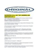 Hazwoper 40 All 2027 Test Answers And Questions Set A&period;pdf