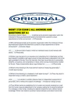 Mgmt 3720 Exam 2 All Answers And Questions Set A&period;pdf