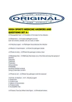 Hosa Sports Medicine Answers And Questions Set A&period;pdf